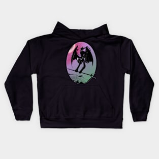 Night Gaunt  - Lovecraftian inspired art and designs Kids Hoodie